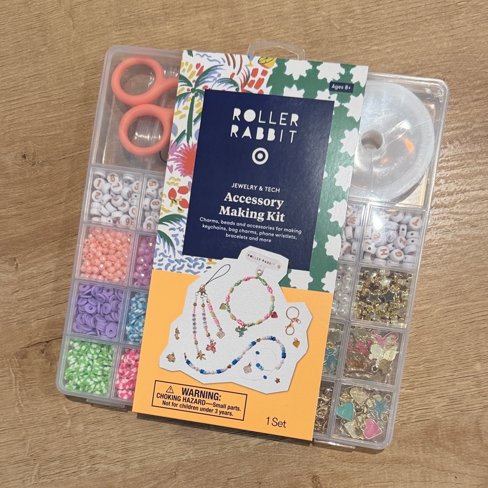 Roller Rabbit  Target Jewelry & Tech Accessory Kit - Pink, Purple, Green, Gold